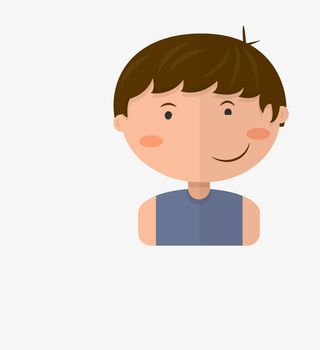 可爱手绘儿童图案免抠