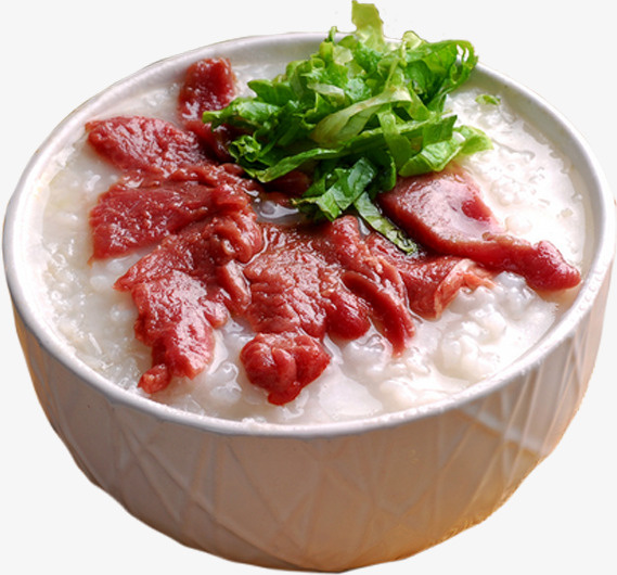 生滚牛肉生菜粥免抠