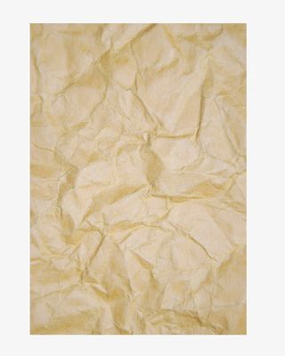 黄色褶皱纸质底纹免抠