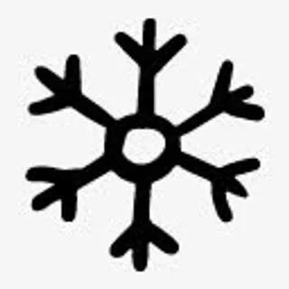 圣诞黑色雪花图标免抠