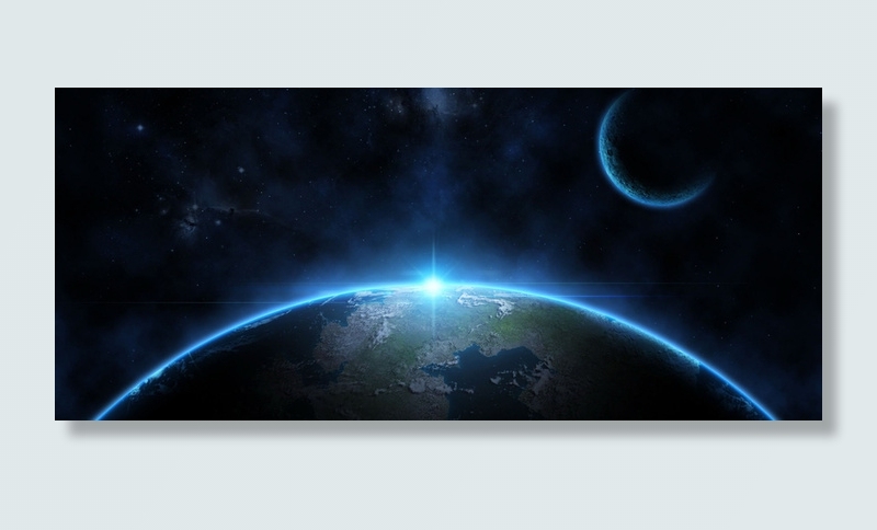 科技星系背景banner高清