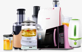 节日促销活动家电套装免抠