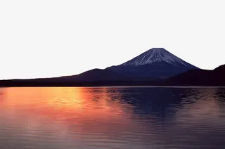 日本旅游富士山免抠