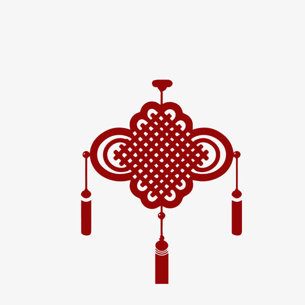 春节好看中国结挂件素材免抠