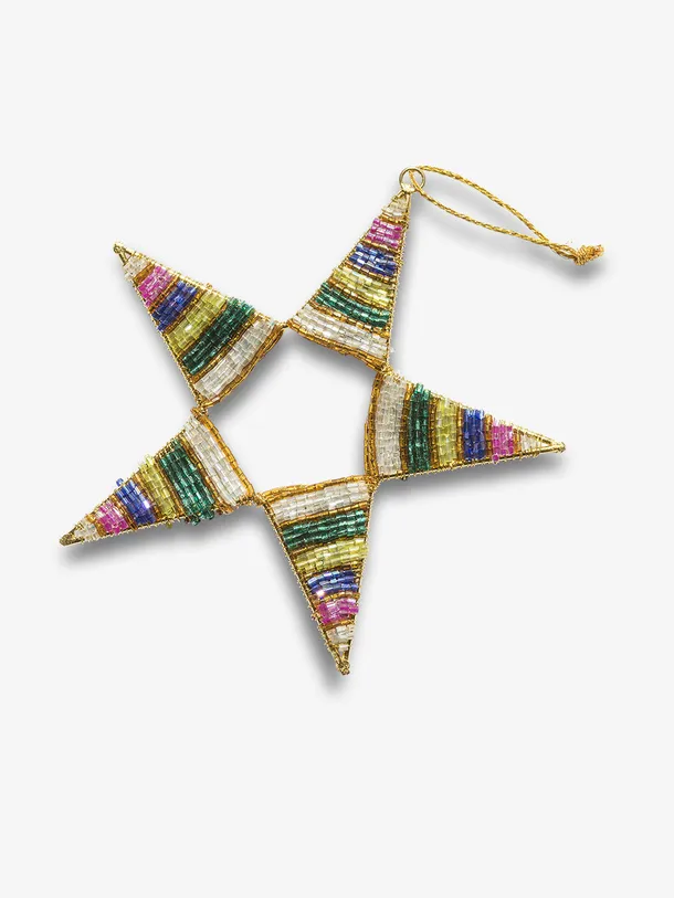 圣诞节圣诞装饰五角星素材免抠