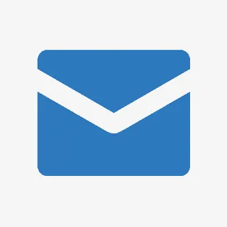 邮件图标素材蓝色简化免抠