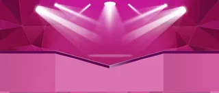 淘宝天猫双紫色几何背景