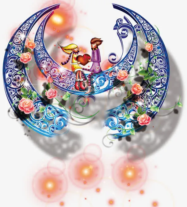 七夕节素材免抠