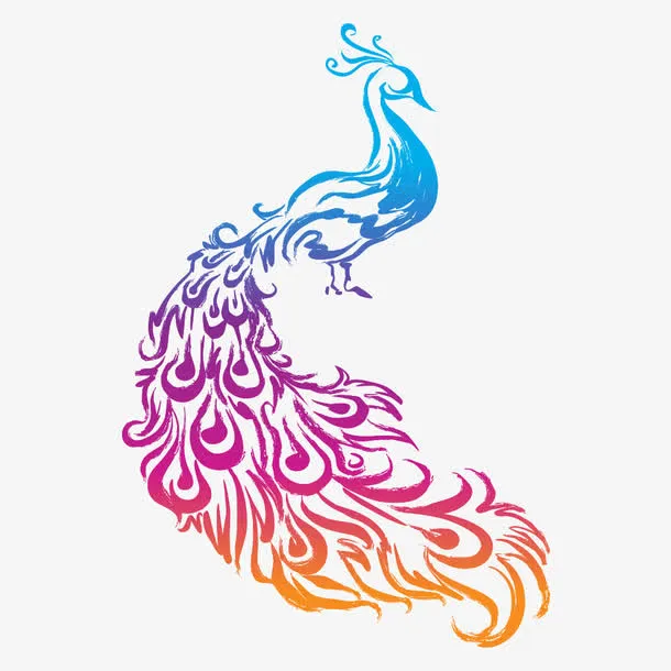 孔雀免抠