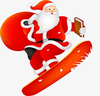 圣诞老人 节日 卡通免抠