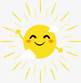 发光发热的小太阳免抠