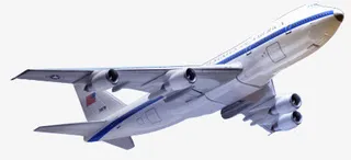 真实飞机客机元素单体元素免抠