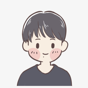 可爱卡通男生手绘漫画人物免抠