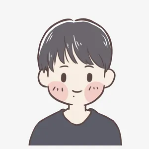 可爱卡通男生手绘漫画人物免抠