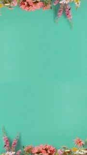 插花鲜花插花园艺天蓝色H5背景高清