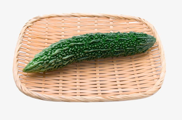 筛子里的苦瓜免抠