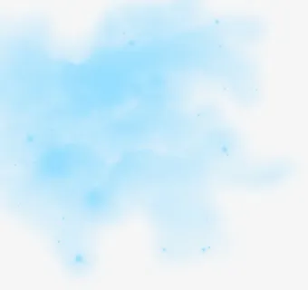 蓝色水墨画晕染中秋免抠 蓝色水墨画晕染中秋免抠