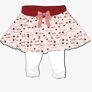 矢量女孩打底裤免抠