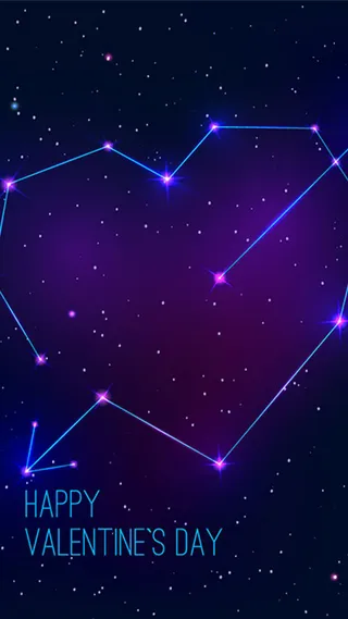 蓝色星光H5图高清