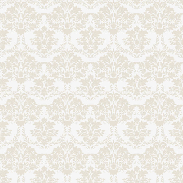 黄色花纹背景免抠