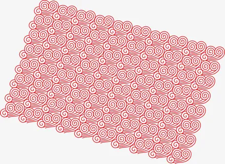 奥运祥云图案免抠