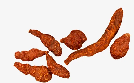 橘色的药材免抠