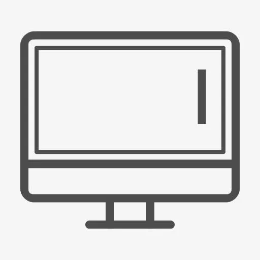 桌面台式电脑桌面电脑图标桌面图免抠