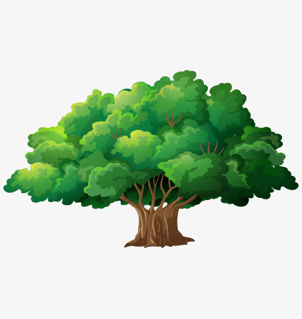 大树春天树木矢量20免抠