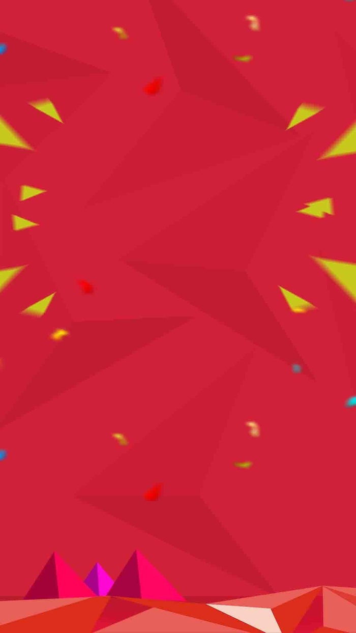 红色几何激情PSD分层H5背景素材高清