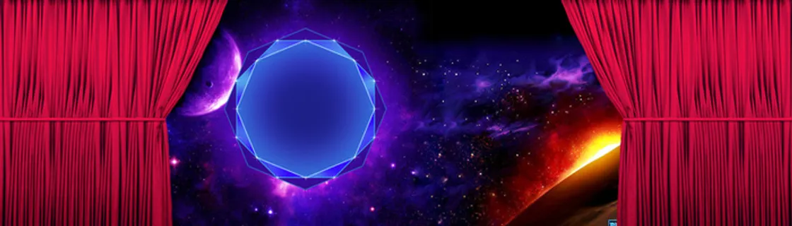 舞台 星夜背景图高清