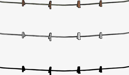 绳子上的衣夹免抠