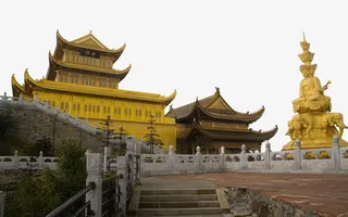 著名峨眉山金顶免抠