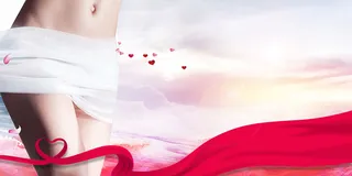 专业妇科医院宣传单广告海报背景素材高清