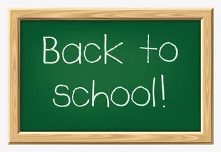 英文小黑板图免抠