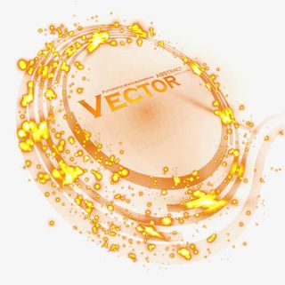 金色光效免抠