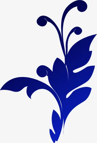 深蓝色花纹背景七夕