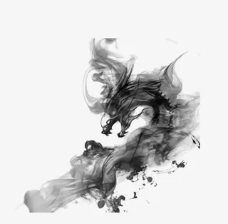 水墨风龙免抠