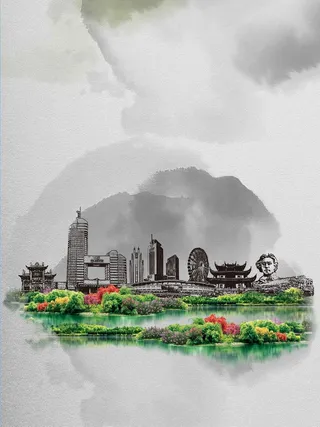 湖南长沙文化景点旅游高清