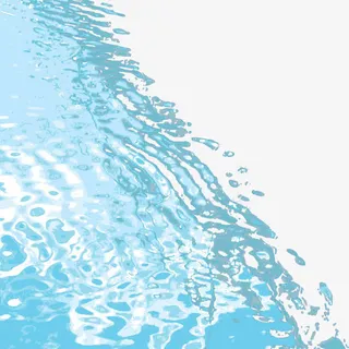 蓝色海岸水面波纹免抠