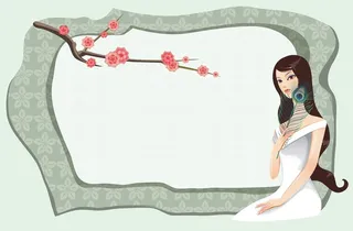 矢量古风边框国货复古背景素材高清