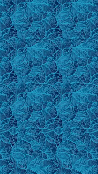 蓝色叶状纹理H5背景高清