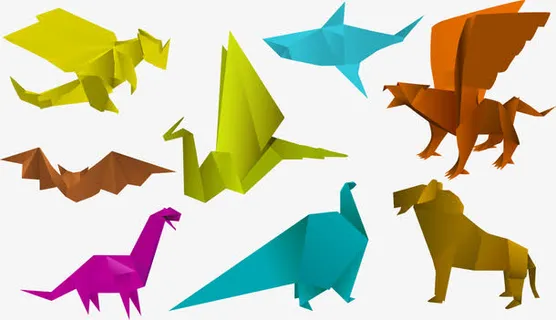 折纸小动物免抠