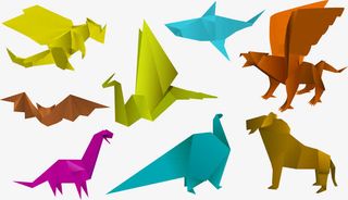 折纸小动物免抠