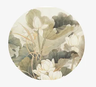 含苞待放的荷花儿素材免抠