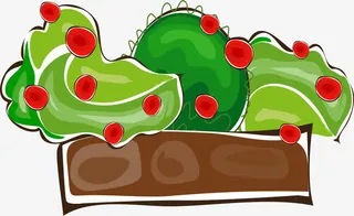 清新卡通春天主题矢量素材免抠