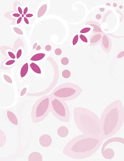矢量粉色碎花免抠 矢量粉色碎花免抠