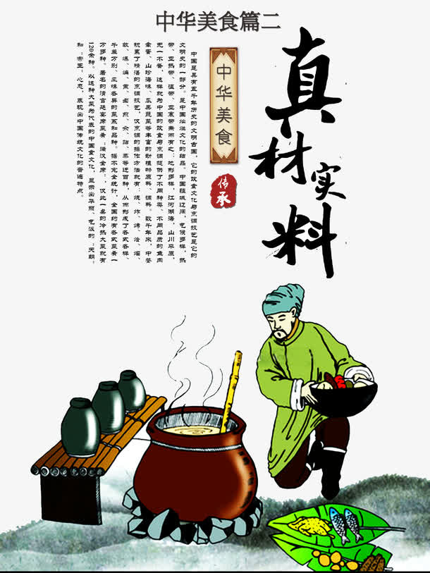 厨房食物字体免抠