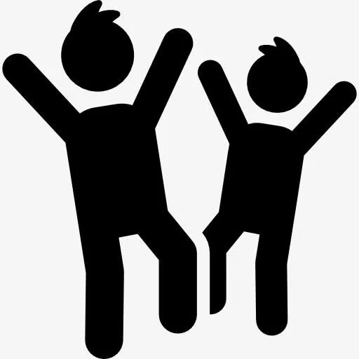 快乐的孩子图标免抠