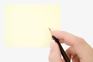 在小纸条上写字免抠