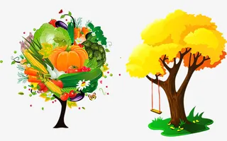 秋天树木素材免抠